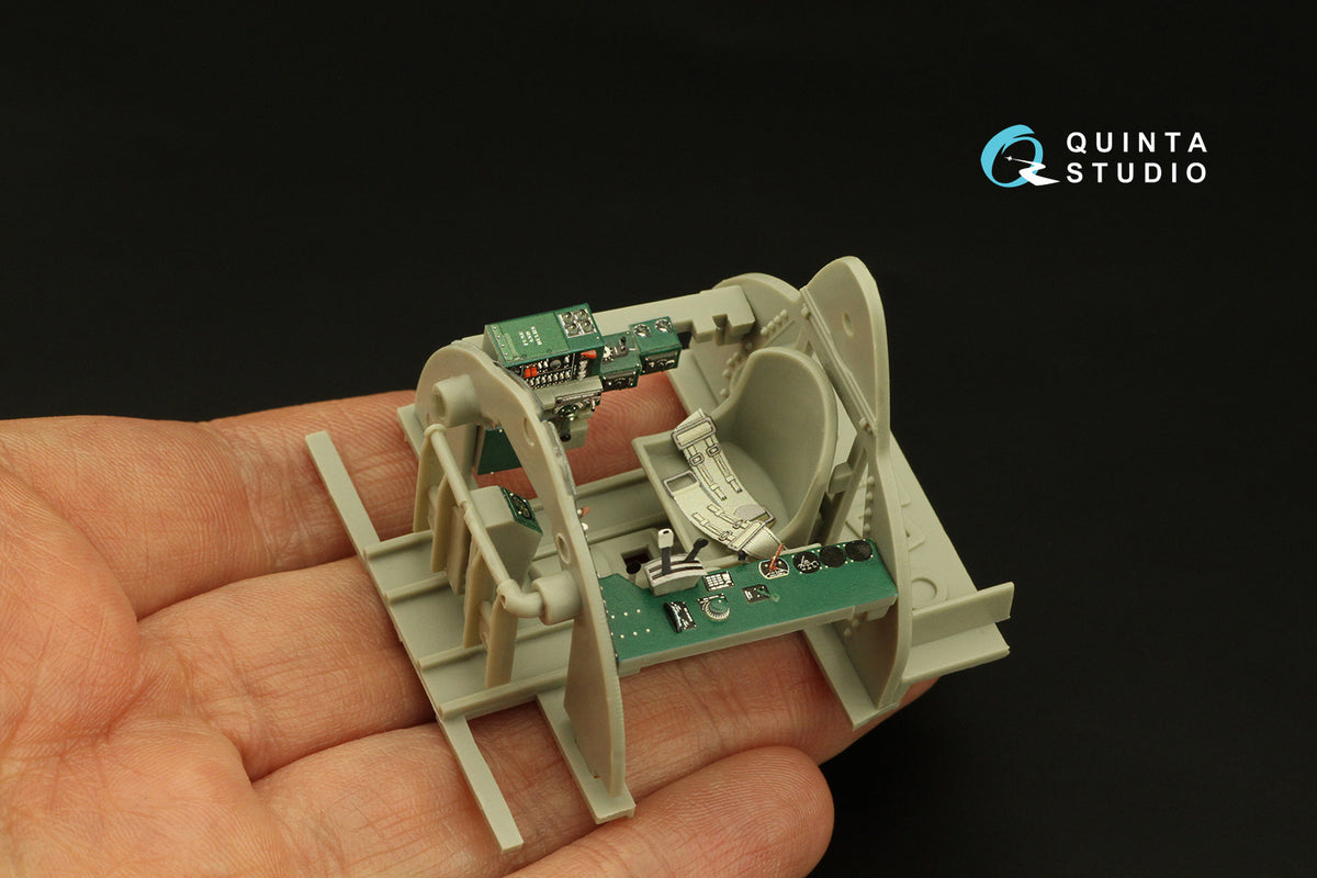 Grumman F4F-3 Wildcat 3D-Printed coloured Interior on decal paper (designed to be used with Trumpeter kits)