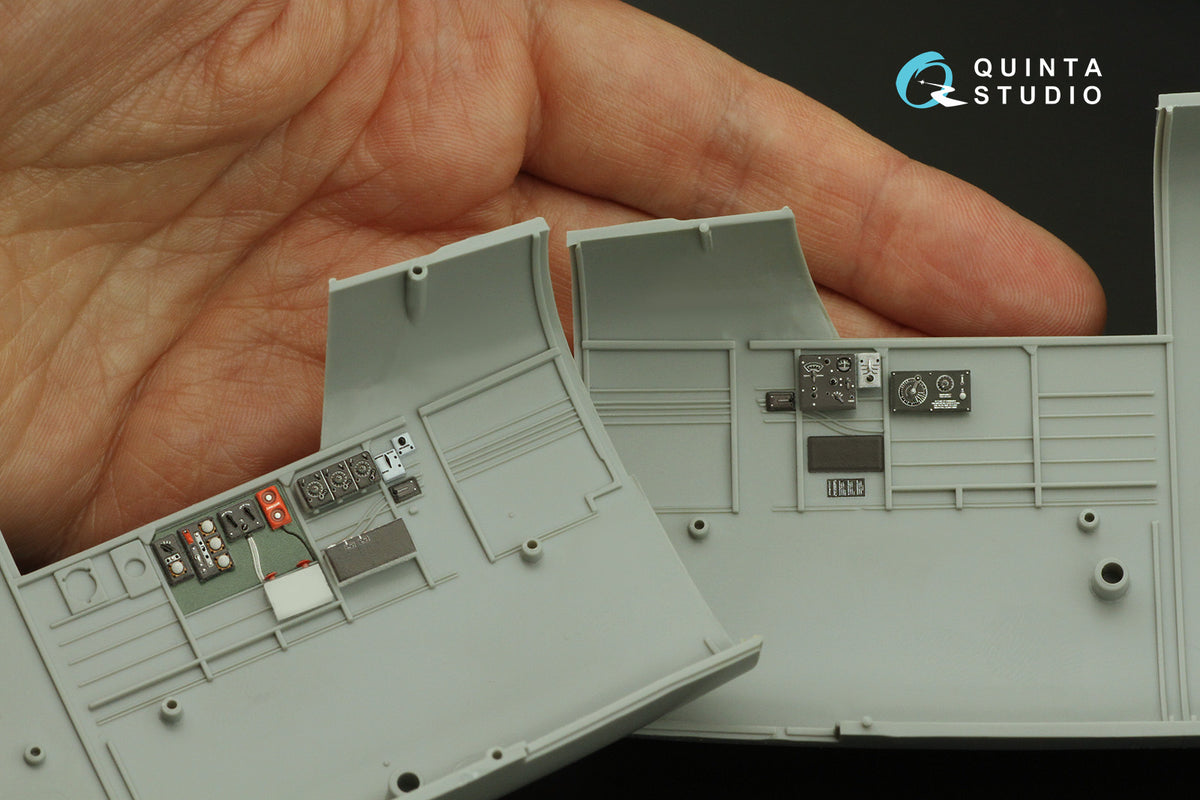 North-American B-25H Mitchell 3D-Printed coloured Interior on decal paper (designed to be used with Hong Kong Models kits)