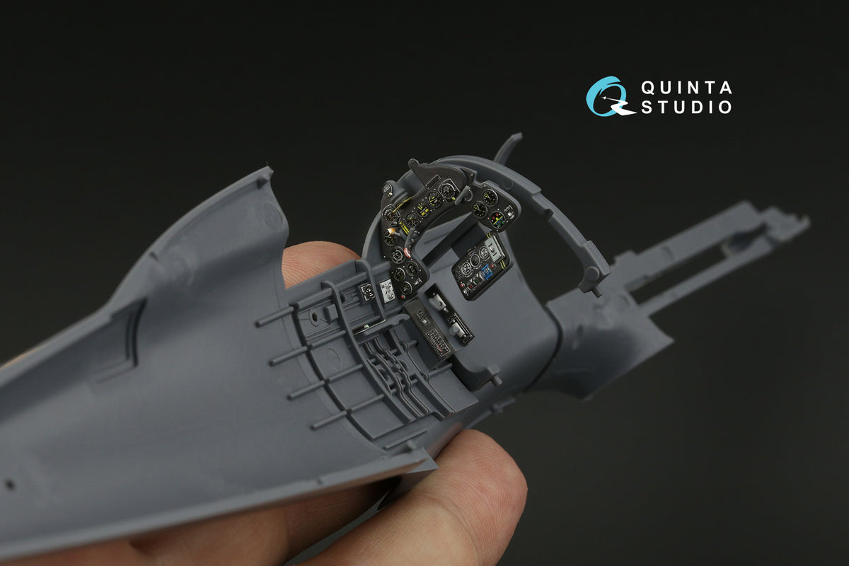 Macchi C.202 Folgore Early (3D-Printed) & coloured Interior on decal paper(designed to be used with Italeri kits)