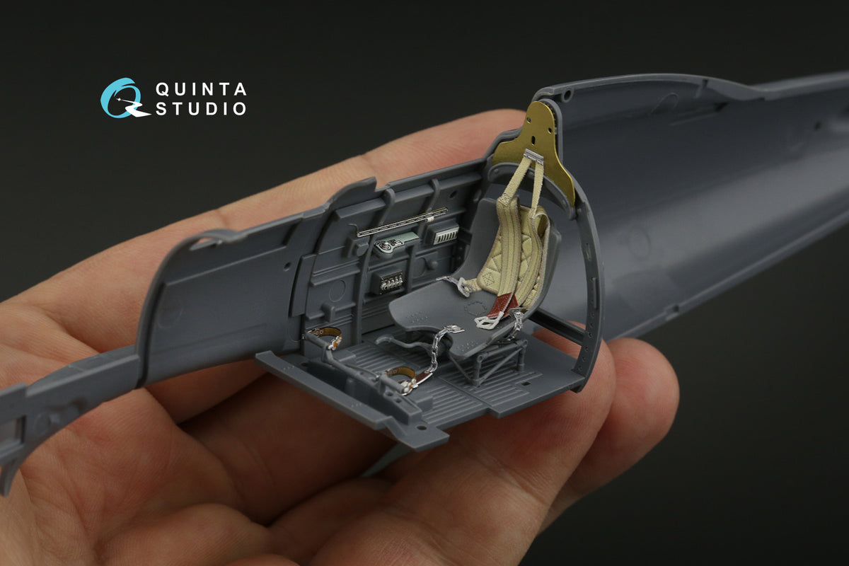 Macchi C.202 Folgore Late (3D-Printed) & coloured Interior on decal paper(designed to be used with Italeri kits)