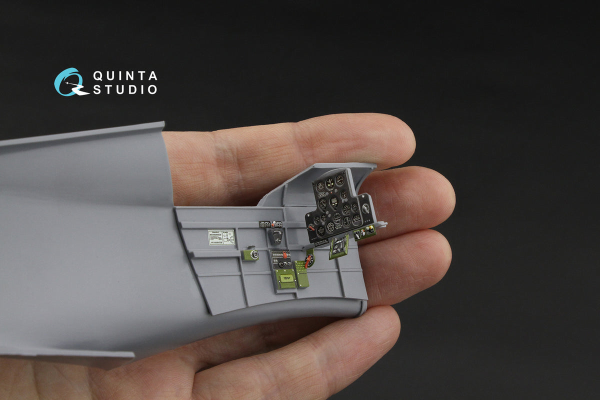 Curtiss H-75 Hawk 3D-Printed & coloured Interior on decal paper(designed to be used with Special Hobby kits)