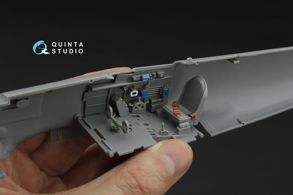 Nakajima Ki-84 Hayate 3D-Printed & coloured Interior on decal paper (designed to be used with Hasegawa kits)