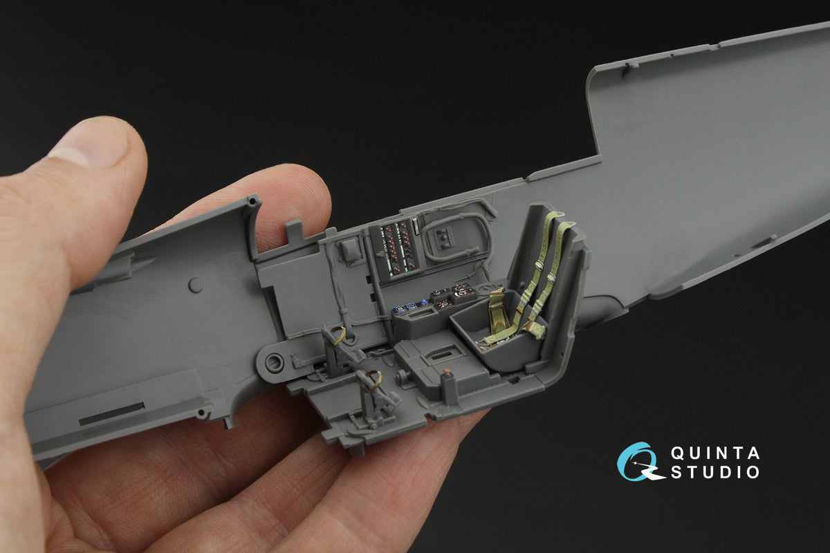Messerschmitt Bf-109K-4 3D-Printed & coloured Interior on decal paper (designed to be used with Kotare kits)