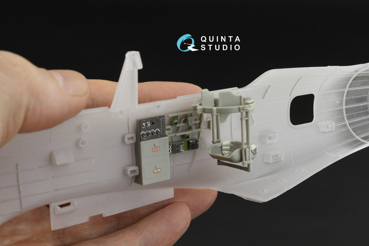 Douglas SBD Dauntless Family Rear Cockpit 3D-Printed & coloured Interior on decal paper (designed to be used with Trumpeter kits)[SBD-2 SBD-3 SBD-4 SBD-5]