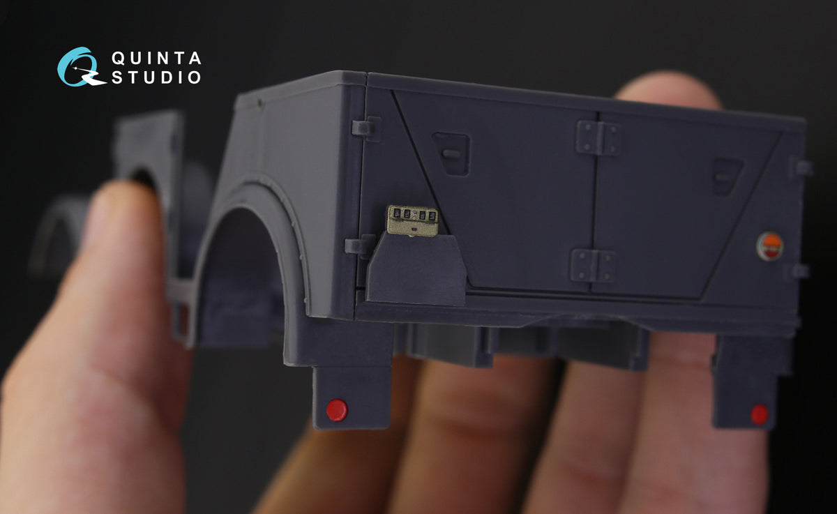 Horch 4X4 type 1a 3D-Printed coloured Interior on decal paper (designed to be used with Tamiya kits)