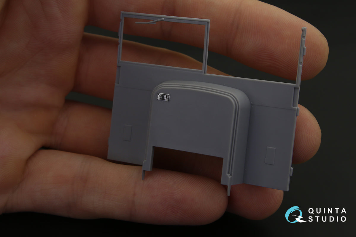 Henschel 33D1 3D-Printed coloured Interior on decal paper (designed to be used with ICM UA UK kits)