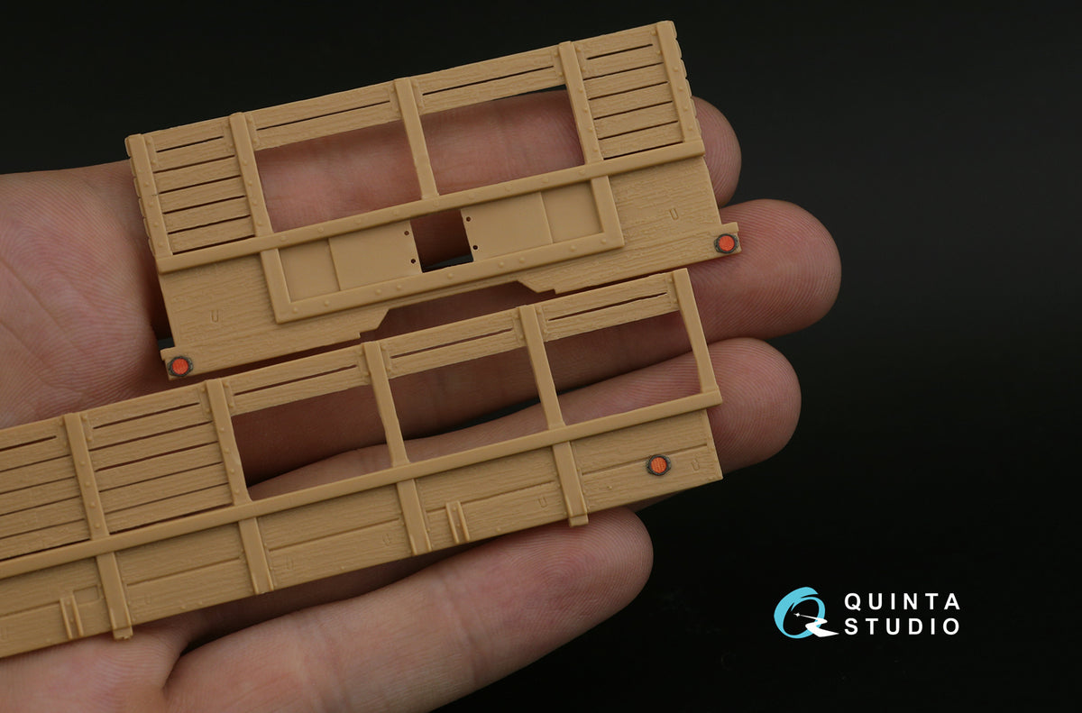 US White 666 3D-Printed coloured Interior on decal paper (designed to be used with Hobby Boss kits)