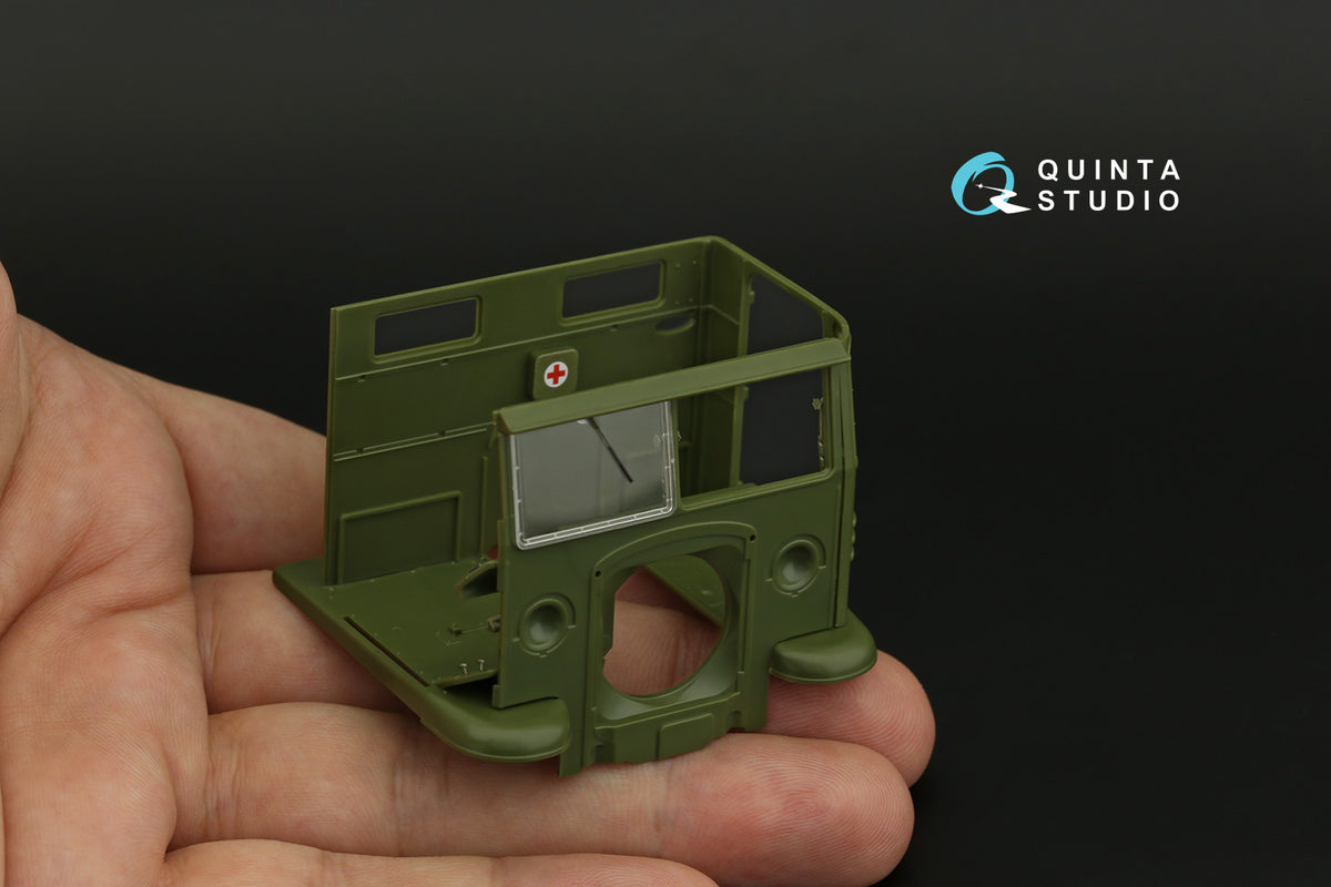 STZ-5 3D-Printed coloured Interior on decal paper (designed to be used with Zvezda kits)