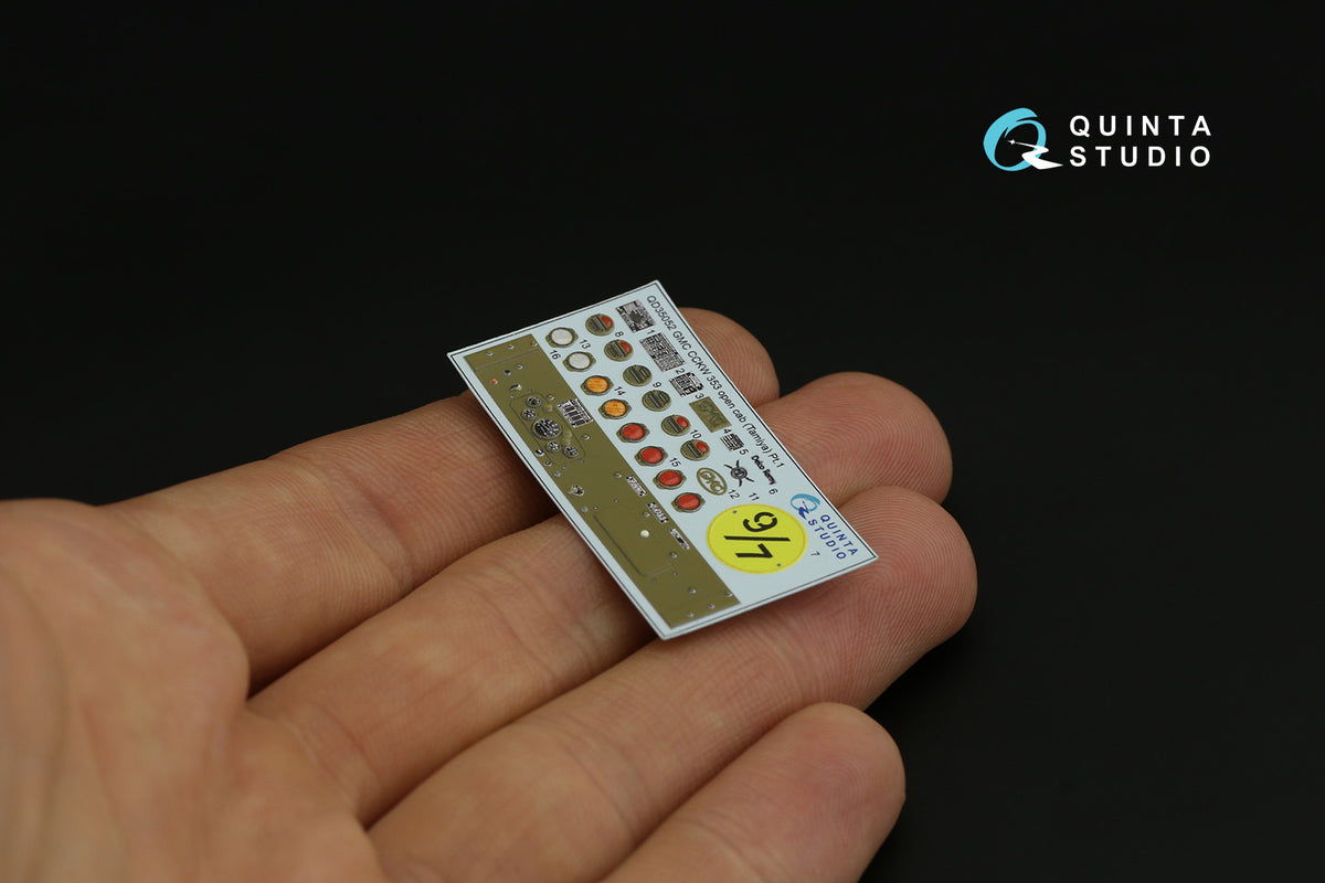 GMC CCKW 353 (designed to be used with open cab kits) 3D-Printed coloured Interior on decal paper (designed to be used with Tamiya kits)