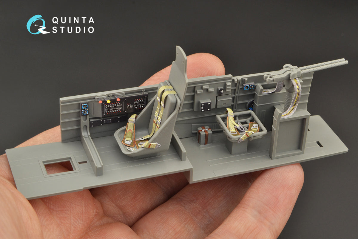 Junkers Ju-87G 'Stuka' 3D-Printed coloured Interior on decal paper (designed to be used with Border Model kits)