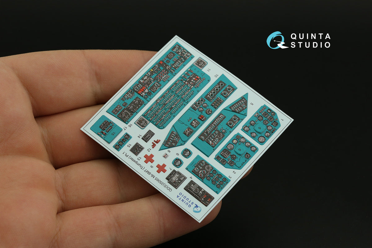 Mil Mi-8MT 3D-Printed coloured Interior on decal paper (designed to be used with Trumpeter kits)