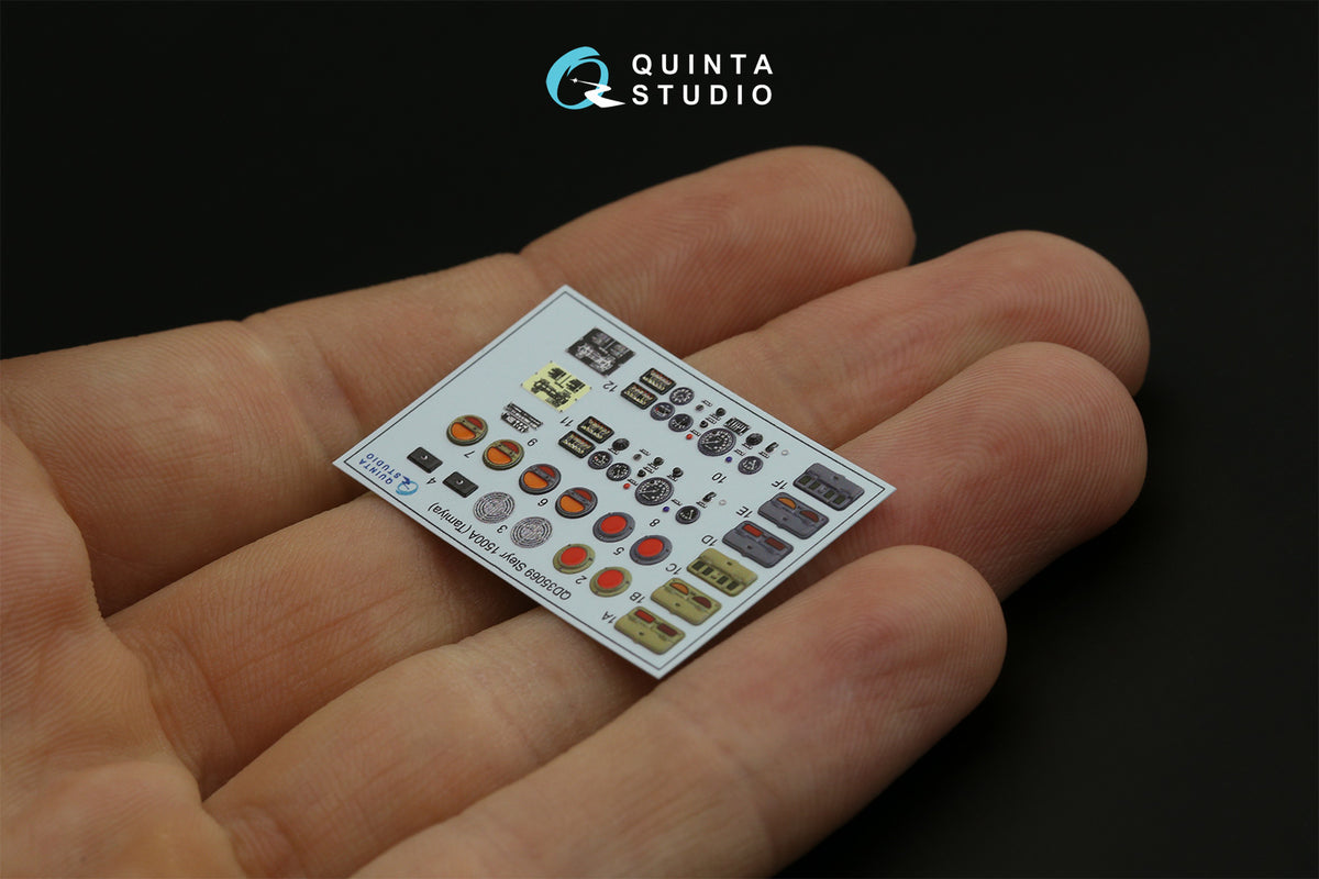 Steyr 1500A 3D-Printed coloured Interior on decal paper (designed to be used with Tamiya kits)