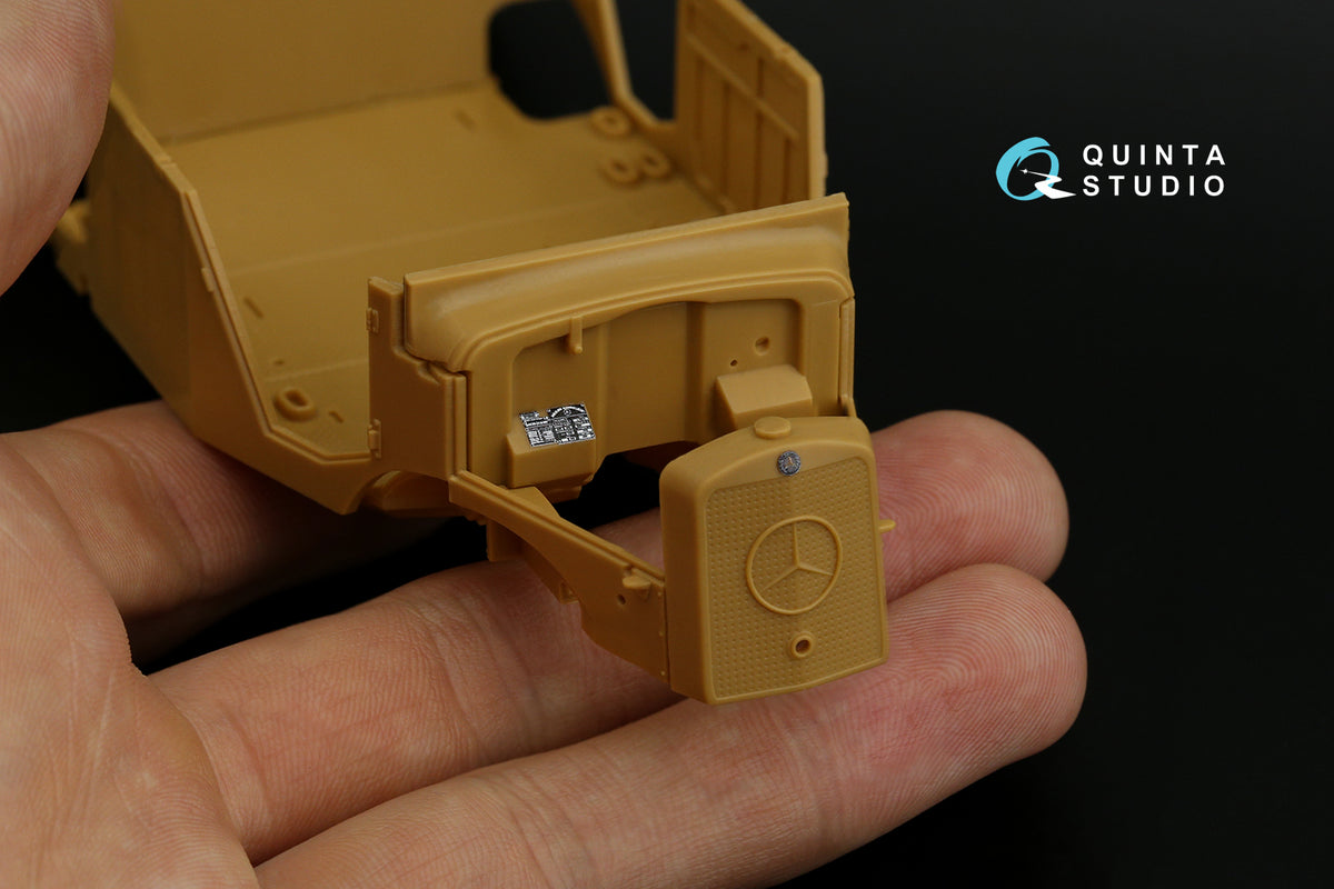 Mercedes-Benz L1500A 3D-Printed coloured Interior on decal paper (designed to be used with ICM UA UK kits)