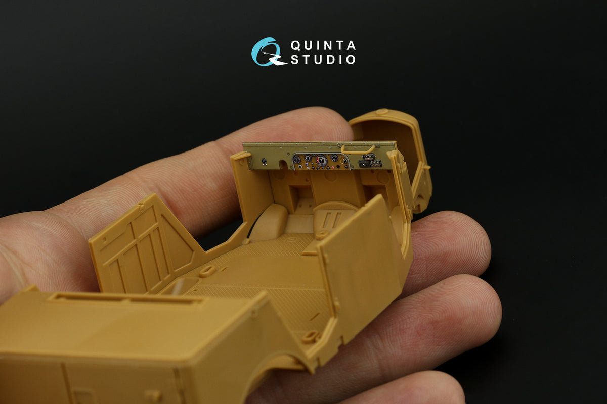 Mercedes-Benz L1500A 3D-Printed coloured Interior on decal paper (designed to be used with ICM UA UK kits)