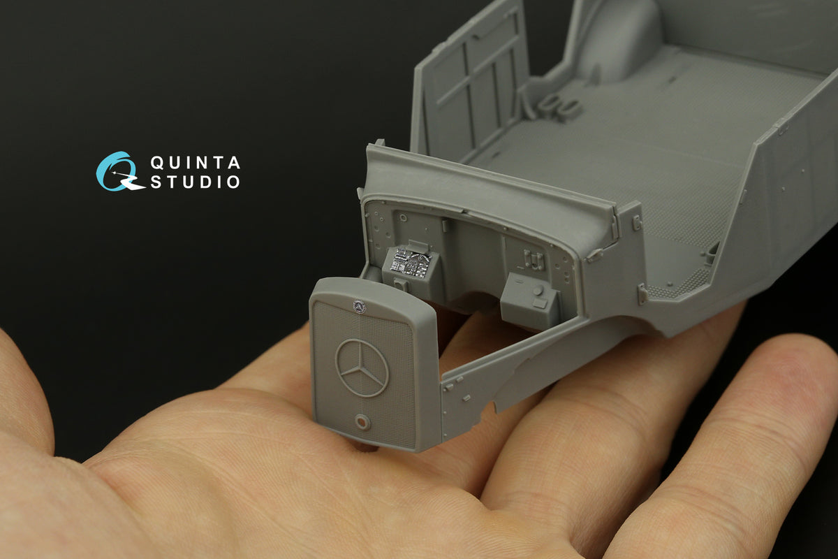 Mercedes-Benz L1500A 3D-Printed coloured Interior on decal paper (designed to be used with MiniArt kits)