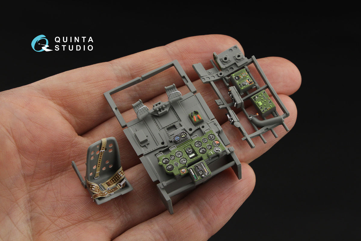 Nakajima A6M2 Zero (Nakajima Prod.) 3D-Printed & coloured Interior on decal paper(designed to be used with Border Model kits)