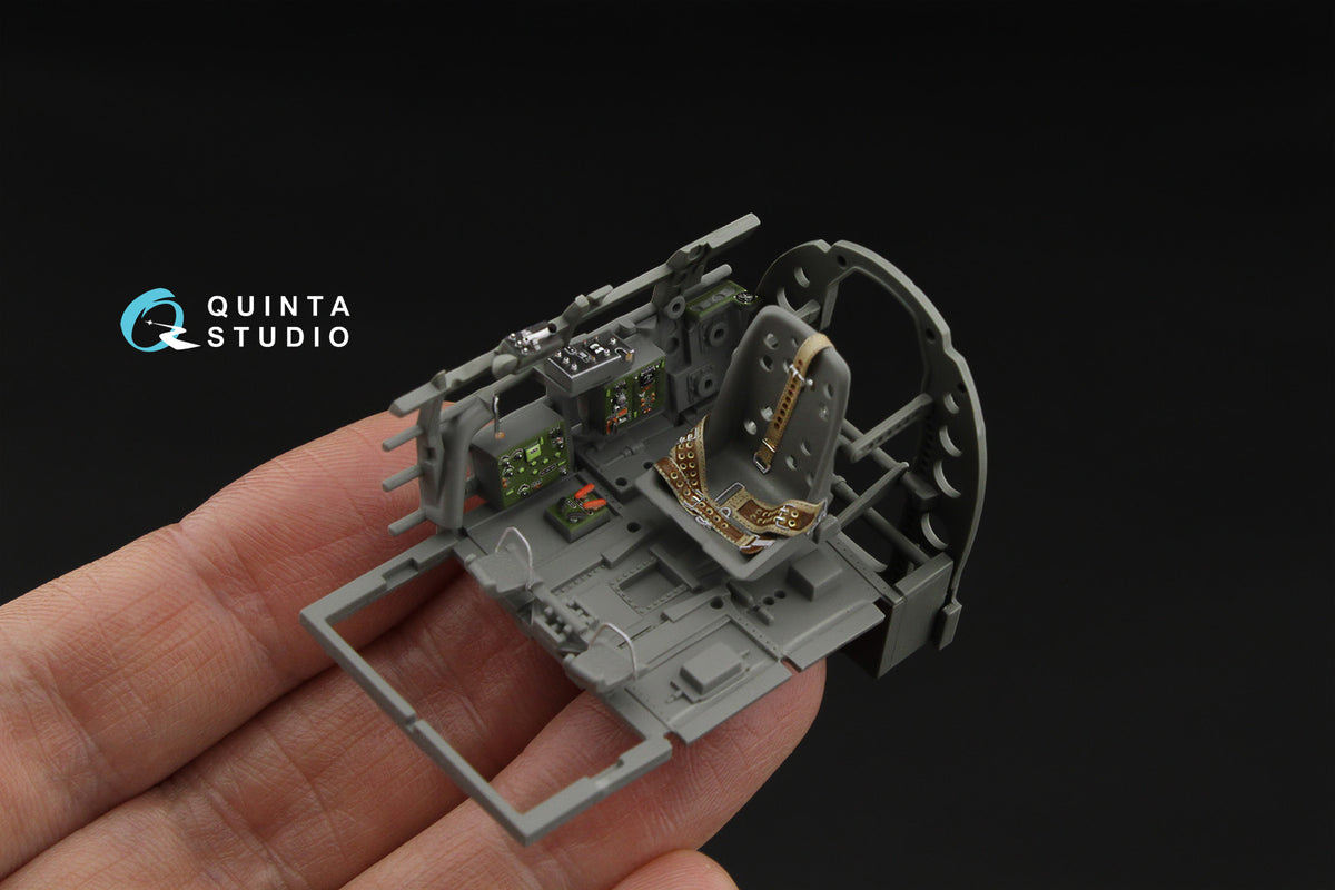 Nakajima A6M2 Zero (Nakajima Prod.) 3D-Printed & coloured Interior on decal paper(designed to be used with Border Model kits)