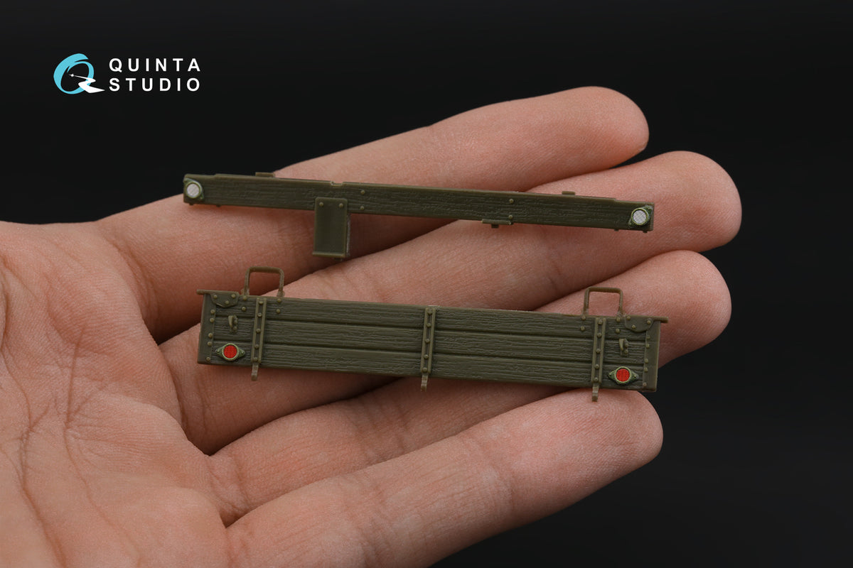 ZiL-157 family 3D-Printed coloured Interior on decal paper (designed to be used with Trumpeter kits)