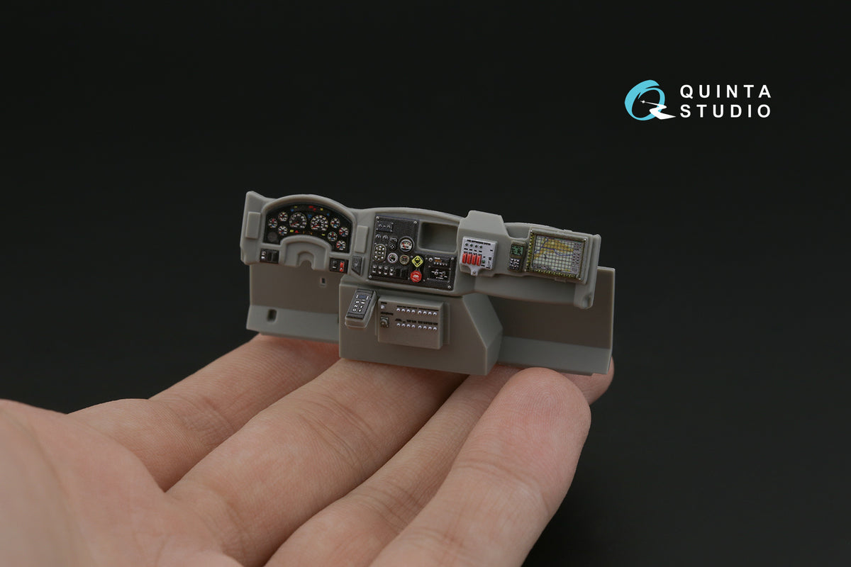 4x4 MRAP Truck 3D-Printed coloured Interior on decal paper (designed to be used with Kinetic Model kits)