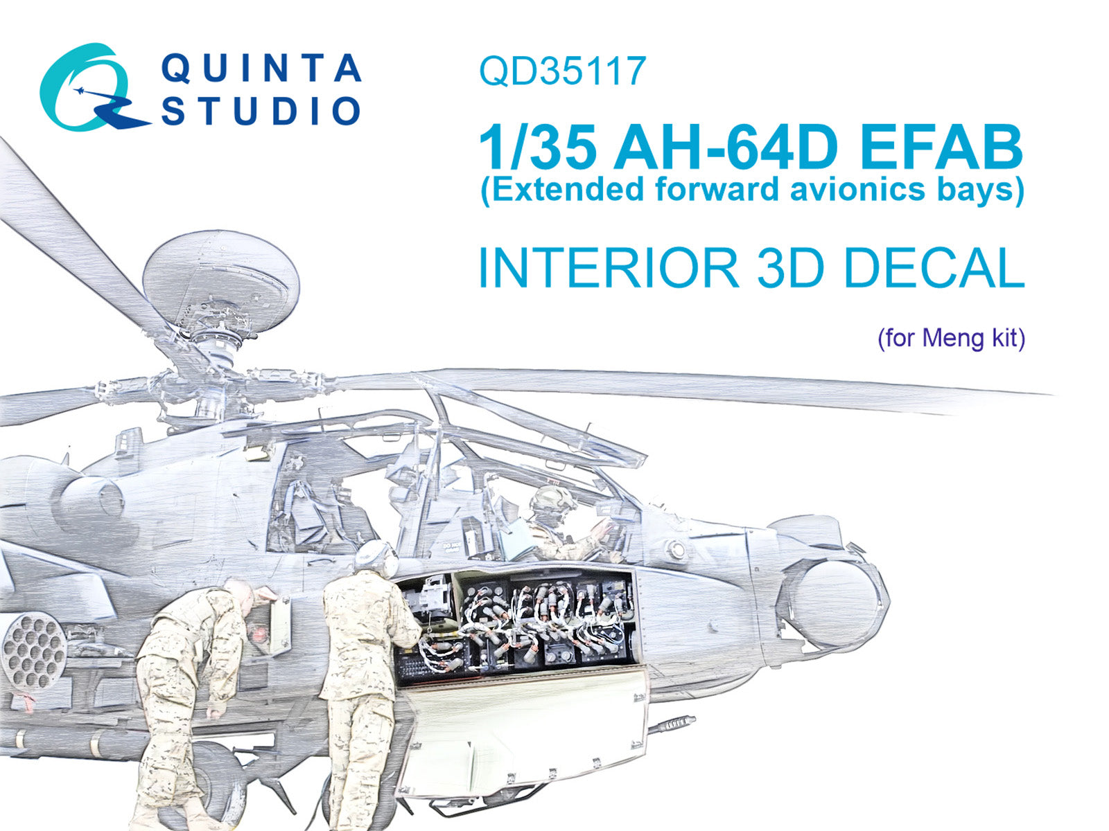 Quinta Studio Decals for Bell/Boeing AH-64D EFAB QD35117 1