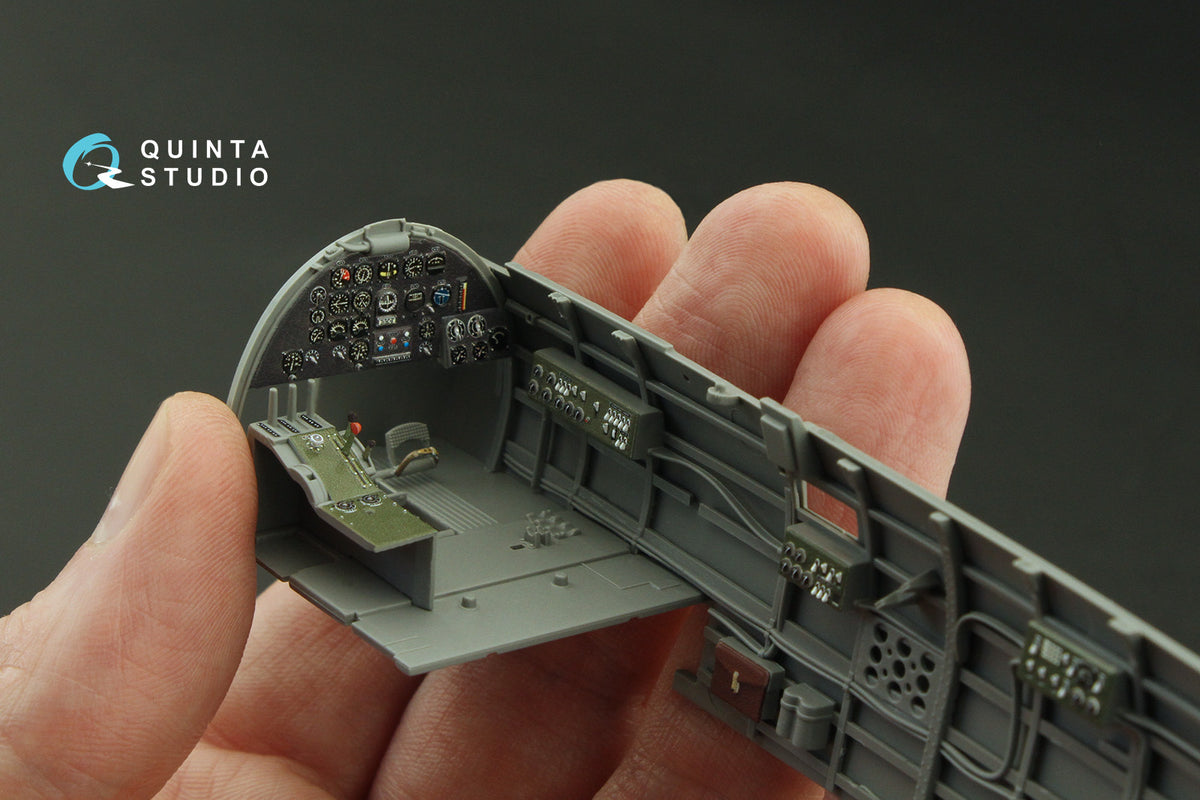 Nakajima B5N2 Kate 3D-Printed coloured Interior on decal paper (designed to be used with Border Model kits)