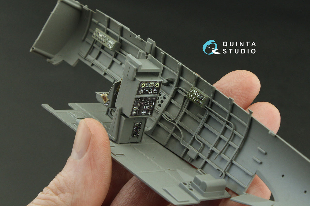 Nakajima B5N2 Kate 3D-Printed coloured Interior on decal paper (designed to be used with Border Model kits)