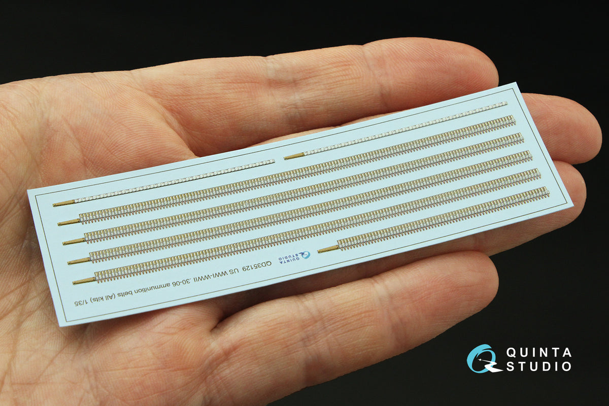 US WWI-WWII .03-06 ammunition belts (3D-Printed)(all kits)