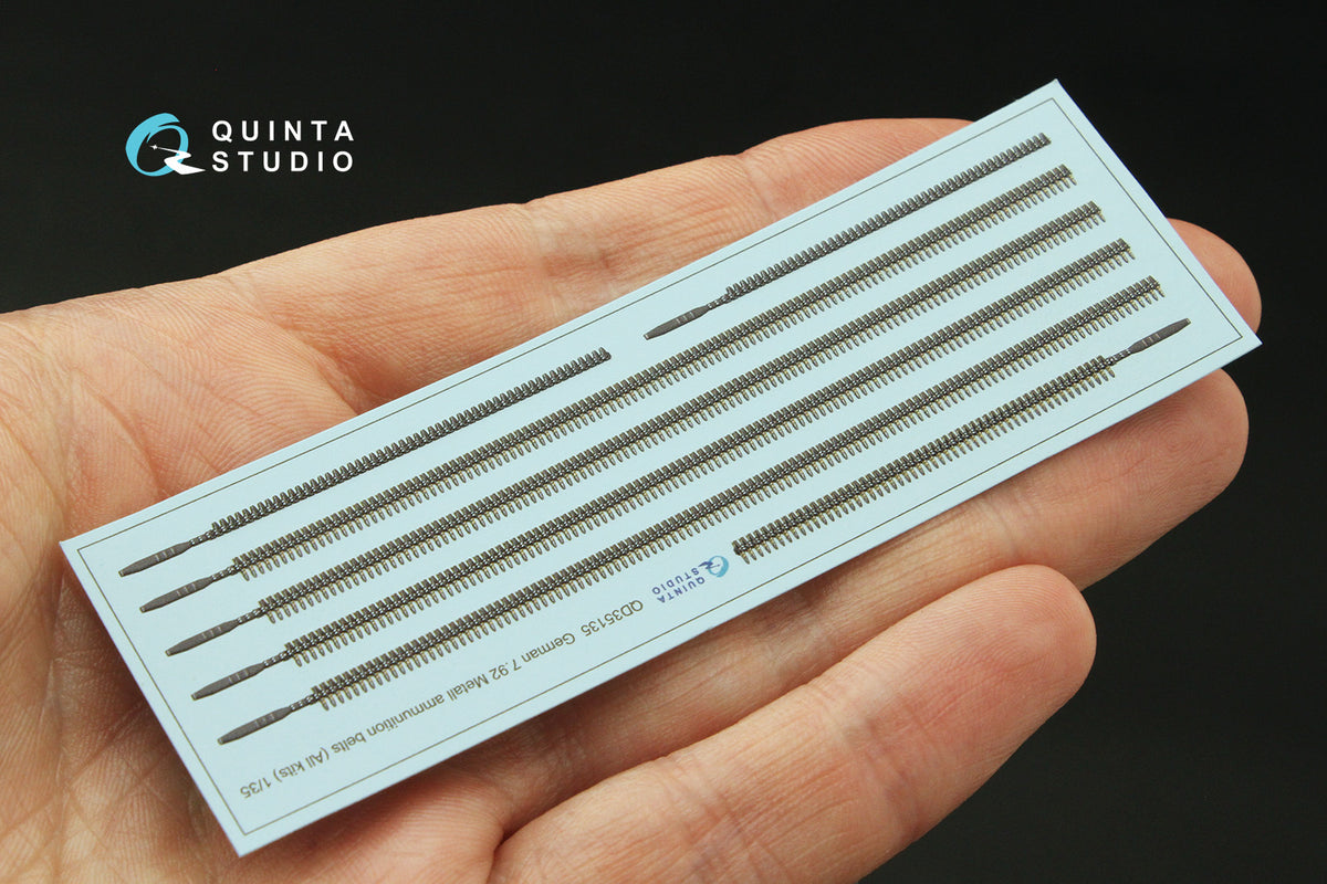 German 7.92 Metall ammunition belts (3D-Printed)(all kits) WWII