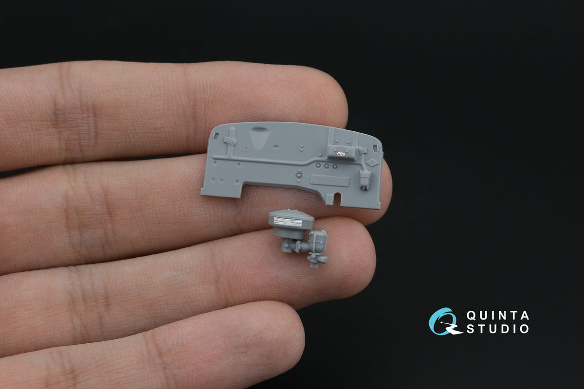 Dodge WC-54 Ambulance 3D-Printed & coloured Interior on decal paper (designed to be used with Zvezda kits)