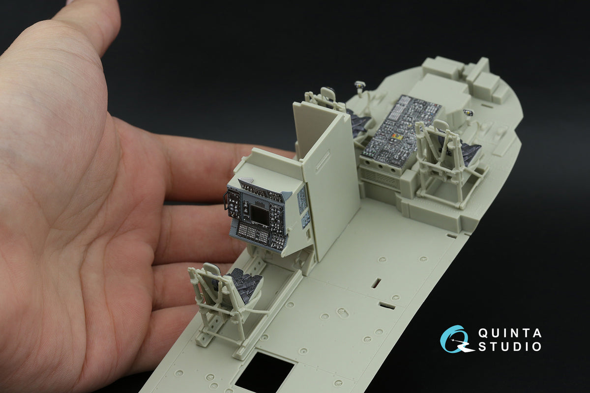 Sikorsky SH-60B Seahawk 3D-Printed & coloured Interior on decal paper (designed to be used with Kitty Hawk Models kits)