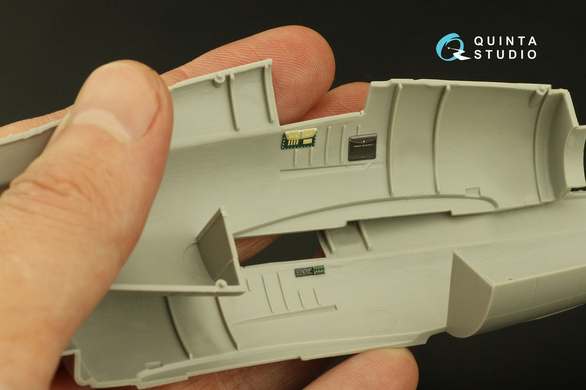 Grumman F4F-4 Wildcat 3D-Printed coloured Interior on decal paper (designed to be used with Hobby Boss kits)