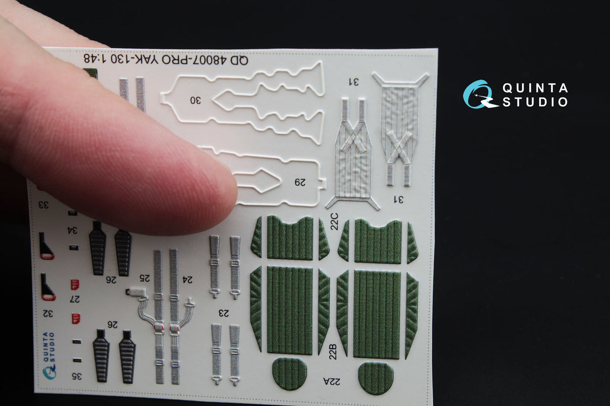 Yakovlev Yak-140 3D-Printed coloured Interior on decal paper (designed to be used with Zvezda kits) (reissued QD48007-Pro)