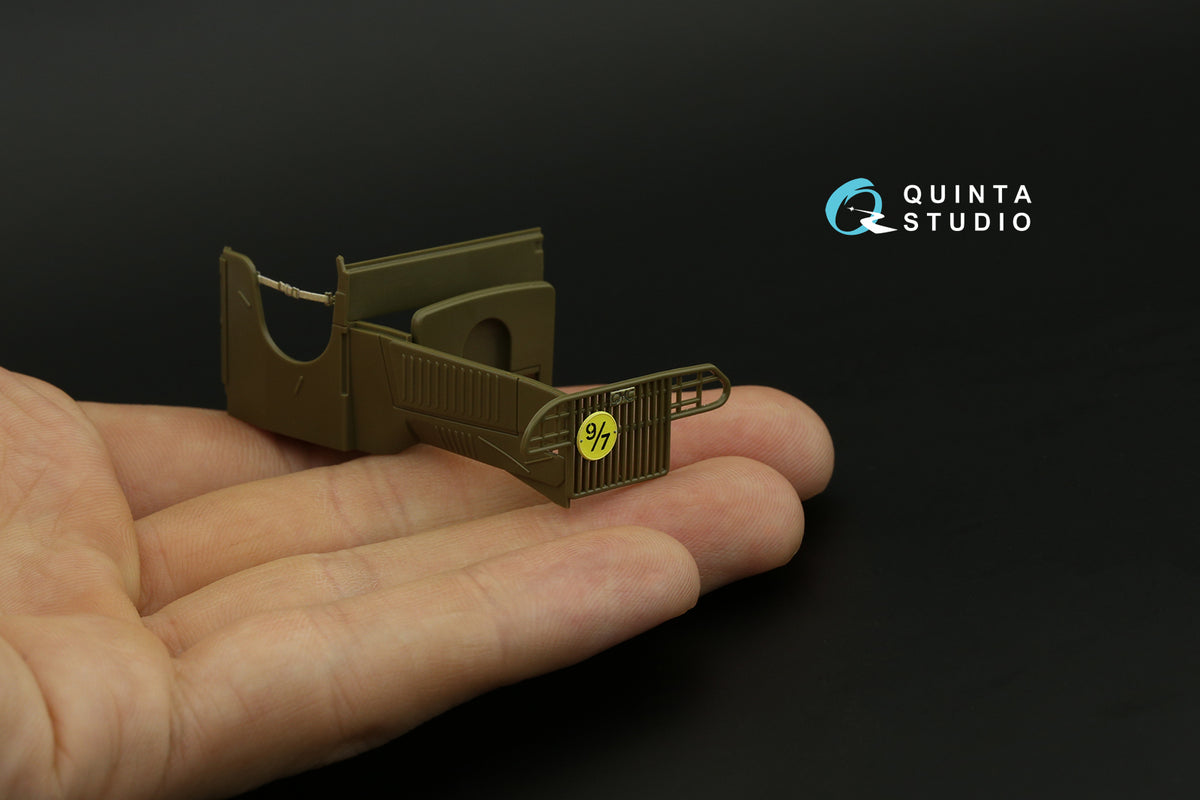 GMC CCKW 353 (open cab) 3D-Printed coloured Interior on decal paper (designed to be used with Tamiya kits)