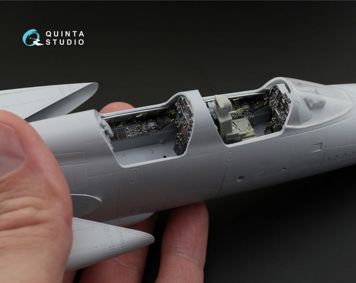 Republic F-105G Thunderchief 3D-Printed coloured Interior on decal paper (designed to be used with Hobby Boss kits)