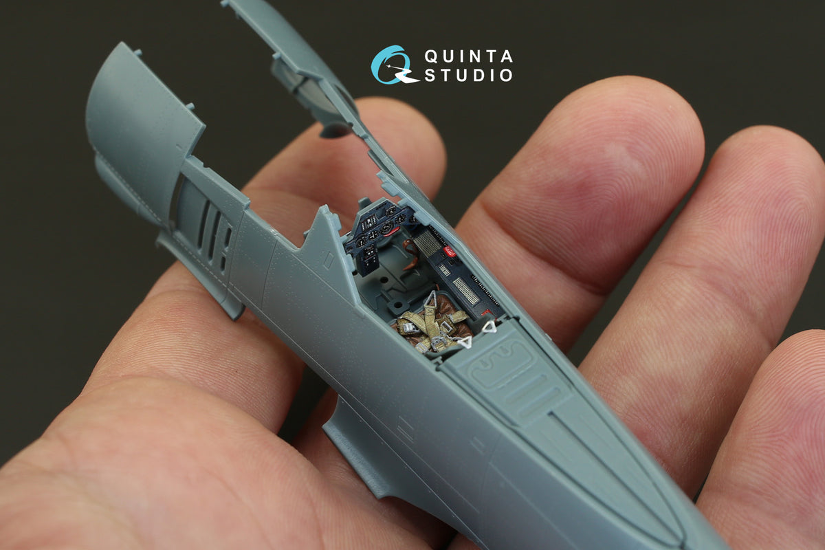 Focke-Wulf Fw-190A-3 3D-Printed coloured Interior on decal paper (designed to be used with Eduard kits)