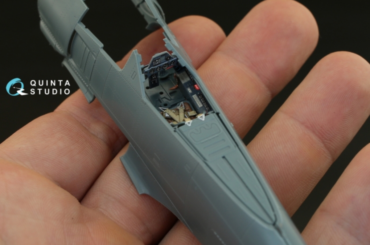 Focke-Wulf Fw-190A-4 3D-Printed coloured Interior on decal paper (designed to be used with Eduard kits)