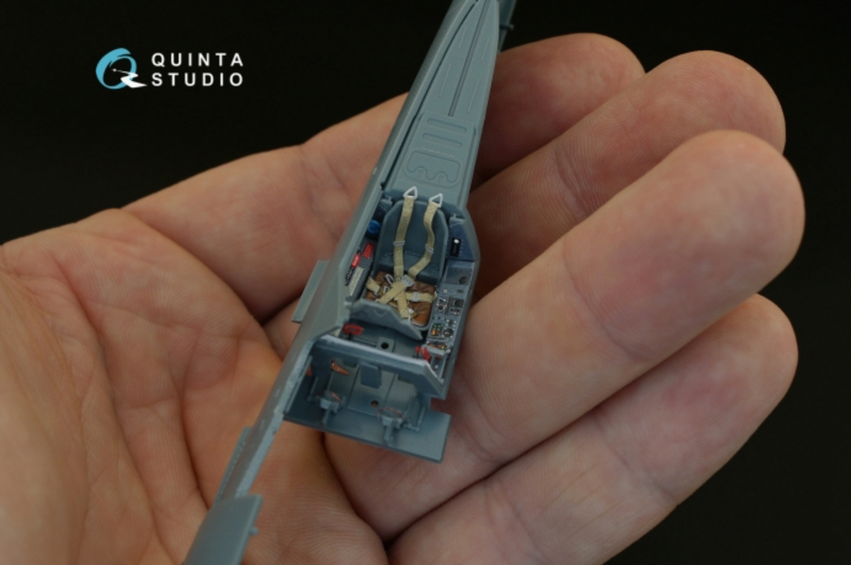 Focke-Wulf Fw-190A-4 3D-Printed coloured Interior on decal paper (designed to be used with Eduard kits)