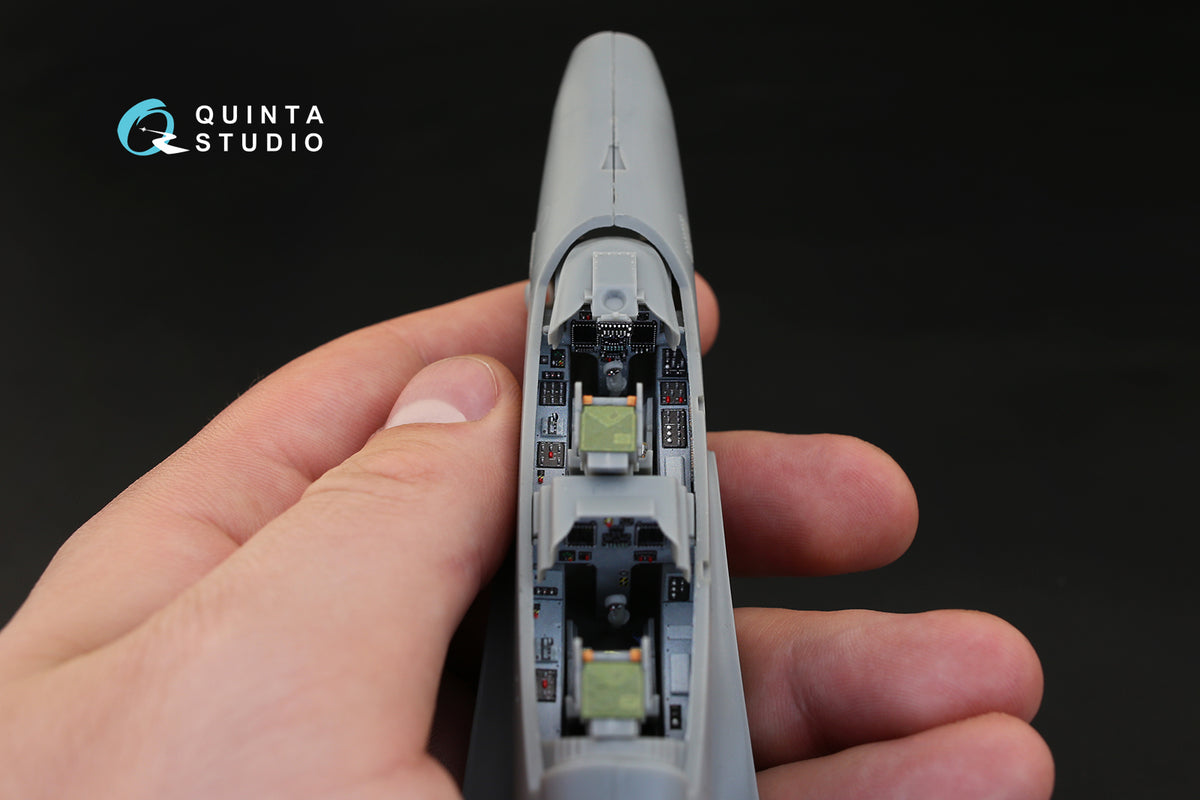 Embraer EMB-314 Super Tucano 3D-Printed coloured Interior on decal paper (designed to be used with Hobby Boss kits)