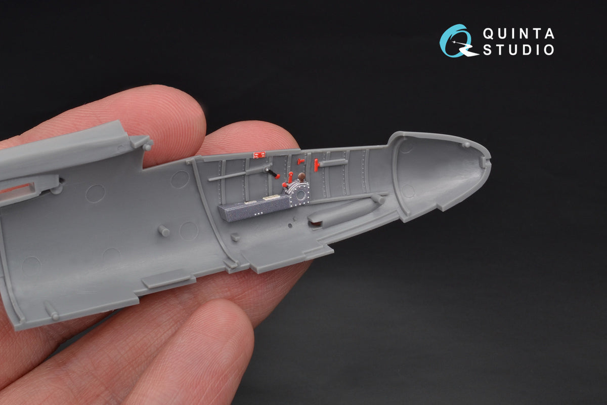 Heinkel He-162A-2 Salamander 3D-Printed coloured Interior on decal paper (designed to be used with Tamiya kits)