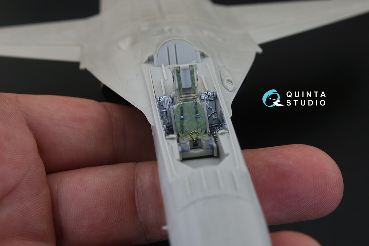 IDF F-CK-1C (Single Seat) 3D-Printed coloured Interior on decal paper (designed to be used with AFV Club kits)