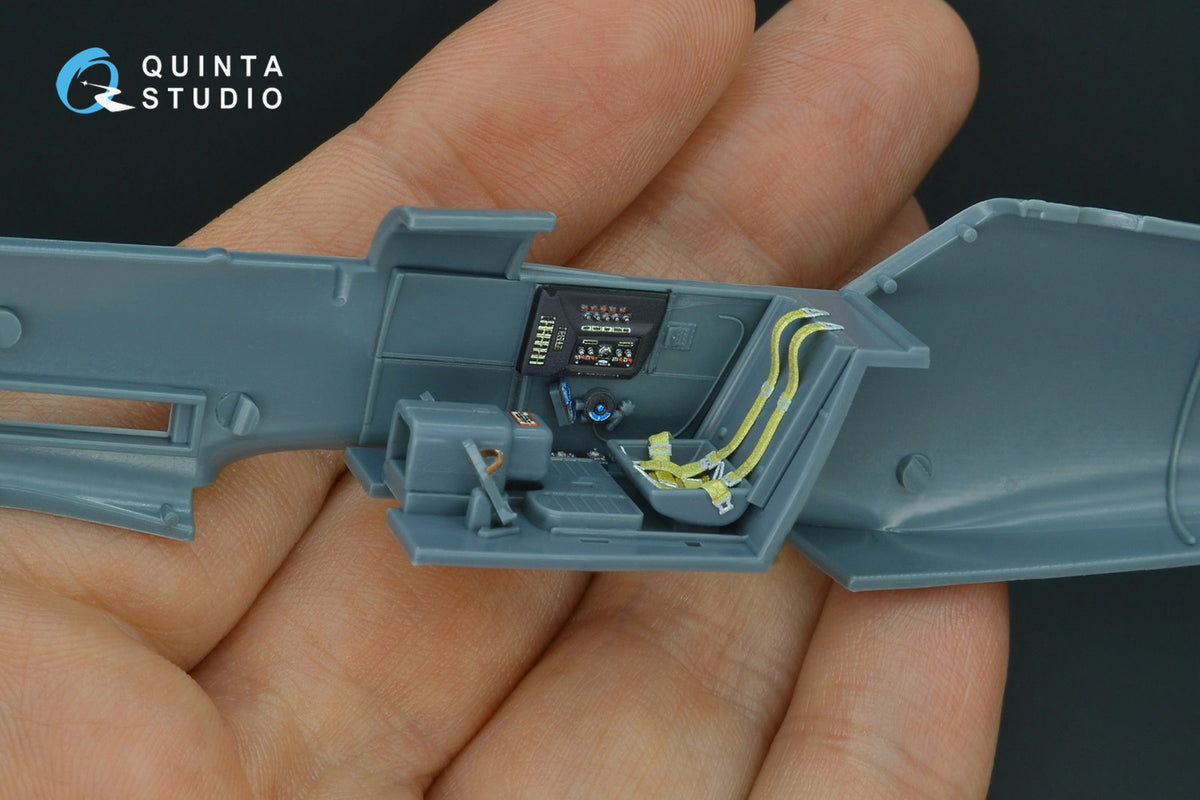 Messerschmitt Bf-109G-10 3D-Printed coloured Interior on decal paper (designed to be used with Eduard kits)