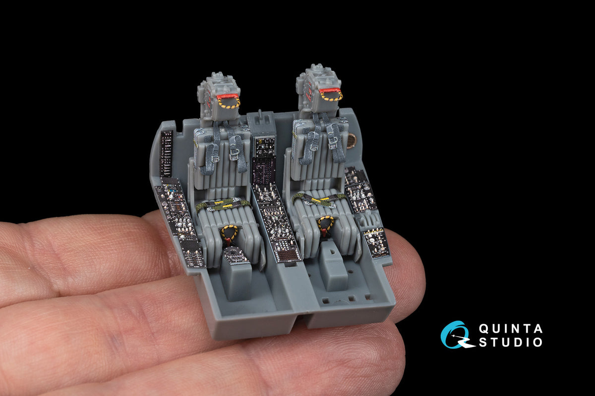 Grumman A-6E TRAM Intruder 3D-Printed coloured Interior on decal paper (designed to be used with Hobby Boss kits)