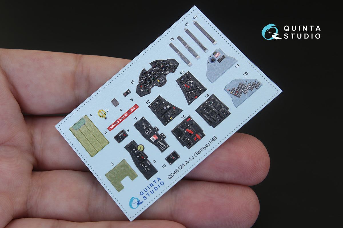 Lavochkin La-11 3D-Printed coloured Interior on decal paper (designed to be used with Hobby Boss kits)