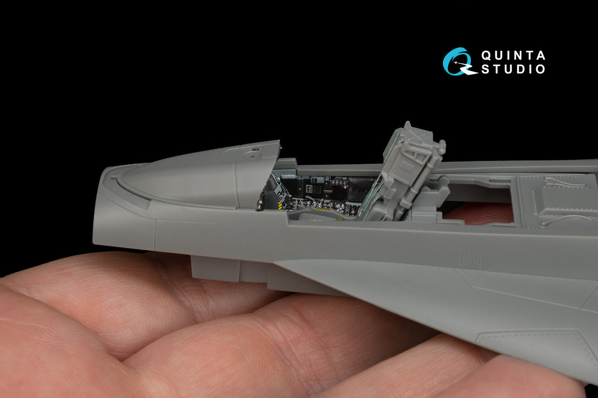 Boeing F/A-18E Hornet 3D-Printed coloured Interior on decal paper (designed to be used with Meng Model kits)