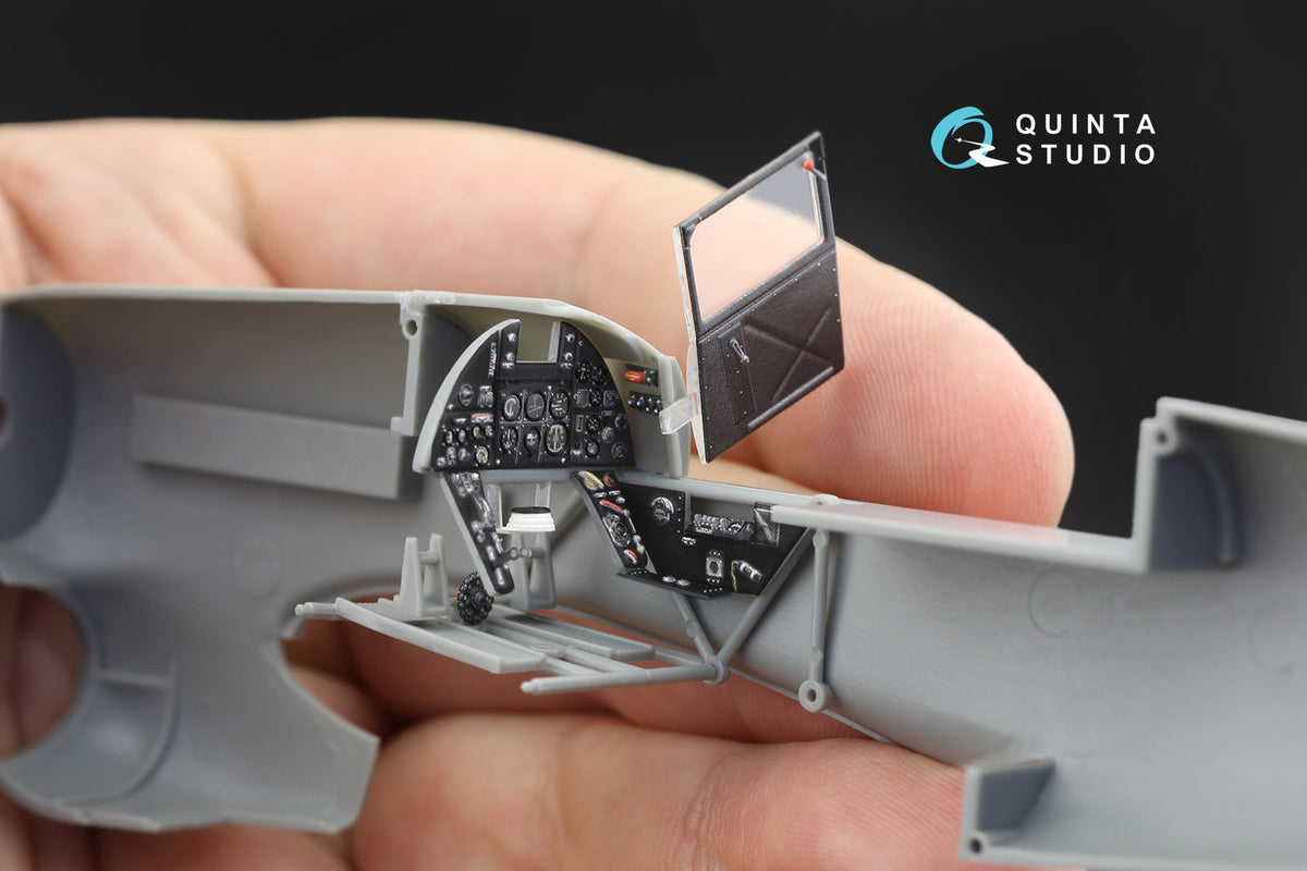Hawker Typhoon Mk.Ib early 3D-Printed coloured Interior on decal paper (designed to be used with Hasegawa kits)