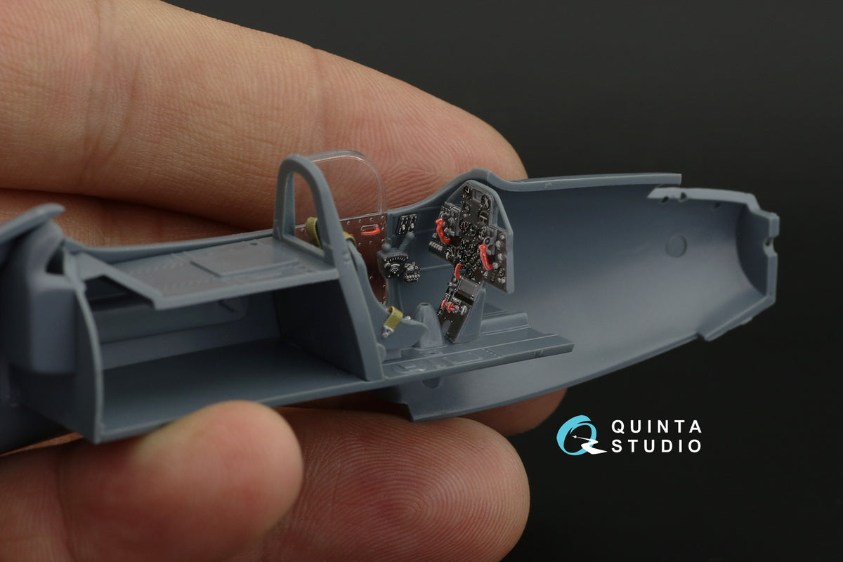 Bell P-39 3D-Printed coloured Interior on decal paper (designed to be used with Eduard kits)[P-39D / P-39N P-39Q/N P-39/P-400 P-39K/N P-39L/N]