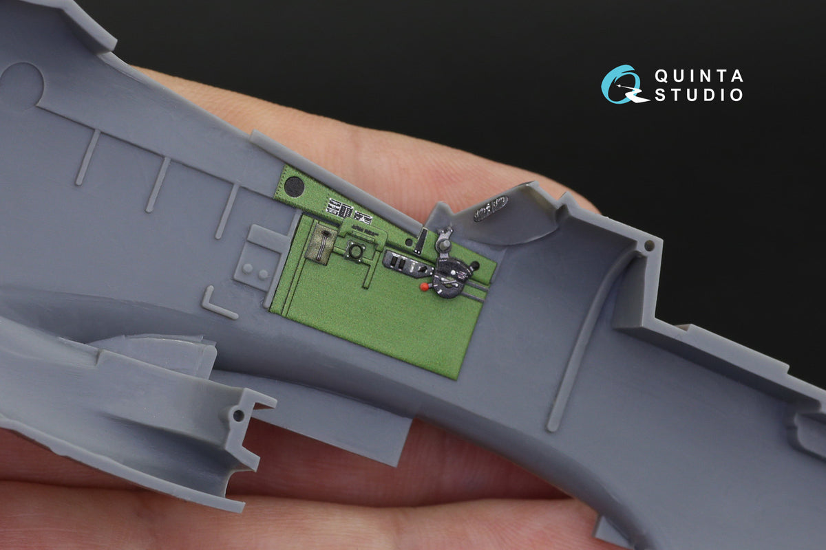 North-American P-51D Mustang 3D-Printed coloured Interior on decal paper (designed to be used with Tamiya kits)