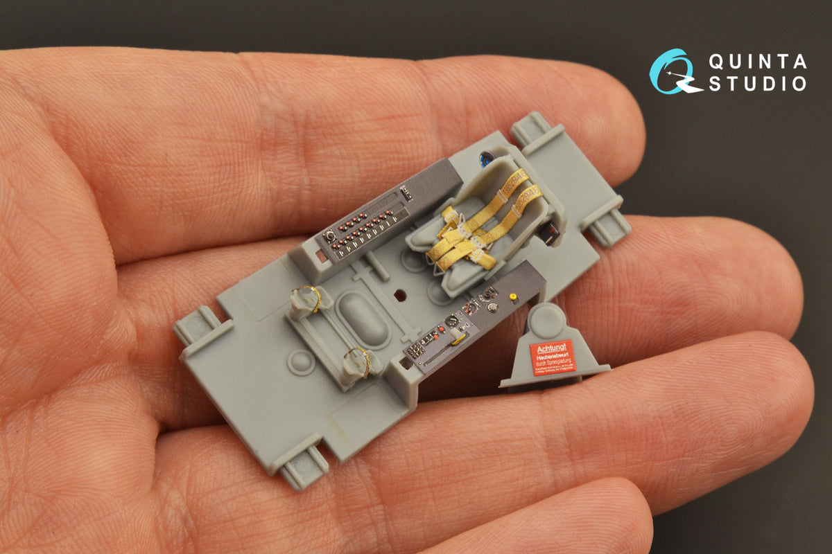 Focke-Wulf Ta-152C 3D-Printed coloured Interior on decal paper (designed to be used with Hobby Boss kits)[Ta-152C-0 Ta-152C-1 Ta-152C-1/R14 Ta-152C-11]