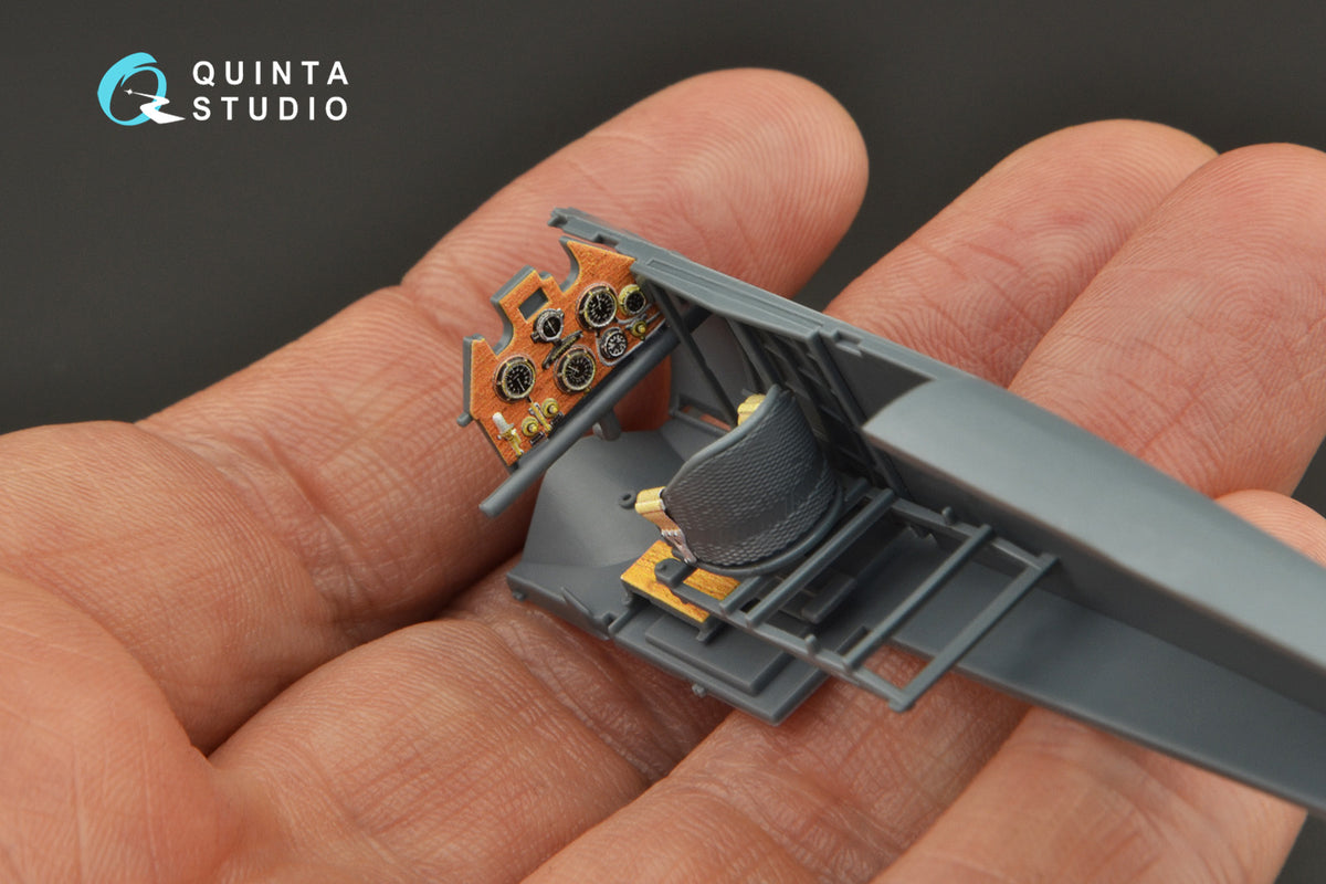 Sopwith Camel F.1 3D-Printed coloured Interior on decal paper (designed to be used with Eduard kits)