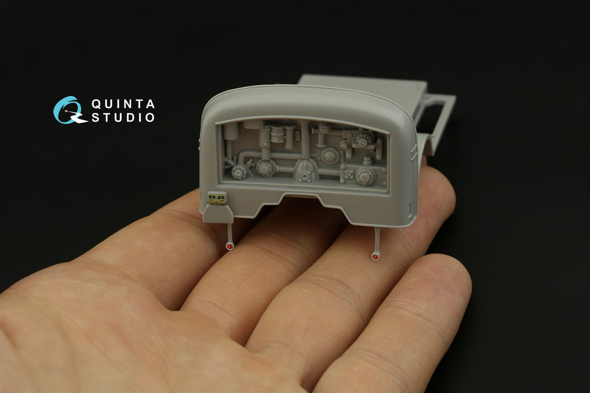 Opel Blitz family 3D-Printed coloured Interior on decal paper (designed to be used with Tamiya/Italeri kits)